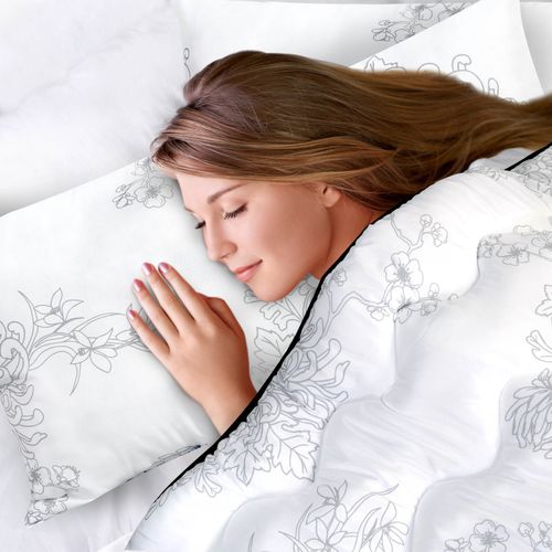 poduszka 80x40 cm antyalergiczna mikrofibra drukowana silikon na Arena.pl