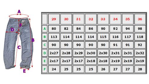 32/36 pas 86cm REGULAR FIT EXTRA DŁUGIE RDS-638 na Arena.pl
