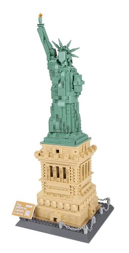 Zestaw Klocków Seria Budynki Statua Wolności 1409El. na Arena.pl