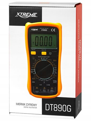 MULTIMETR MIERNIK CYFROWY PRĄDU NAPIĘCIA LCD TEMPERATURY UNIWERSALNY na Arena.pl