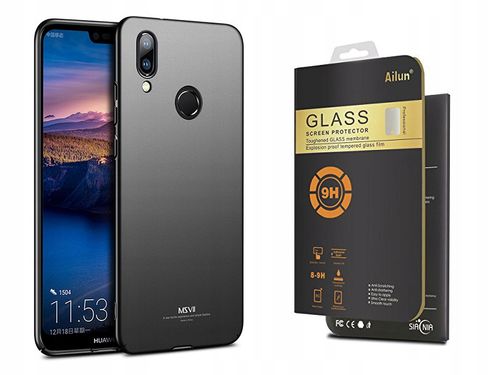 Etui MSVII Slim Hard Case Huawei Nova 3 + SZKŁO na Arena.pl