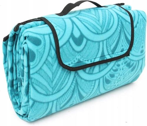 Koc Piknikowy z Uchwytem Izolacja Folia Termiczna Plażowy Mata 200x200cm na Arena.pl