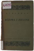 Używana książka Stendhal Różowe i zielone 1953