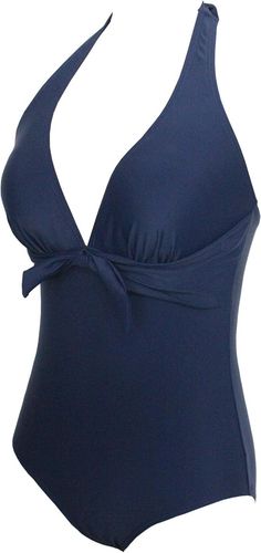 Jednoczęściowy Kostium Kąpielowy Damski Monokini Granatowy Rozmiar S na Arena.pl