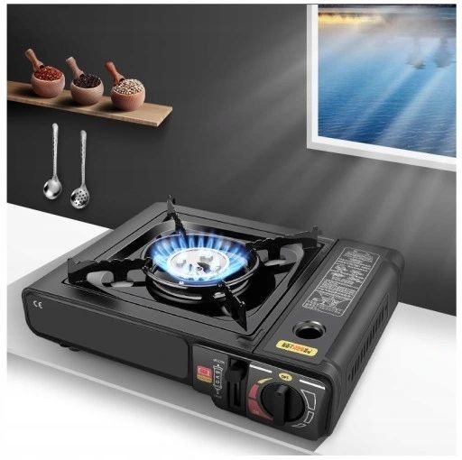 KUCHENKA TURYSTYCZNA GAZOWA Z PRZENOŚNĄ WALIZKĄ + 4x KARTUSZ Z GAZEM PIKNIK zdjęcie 6