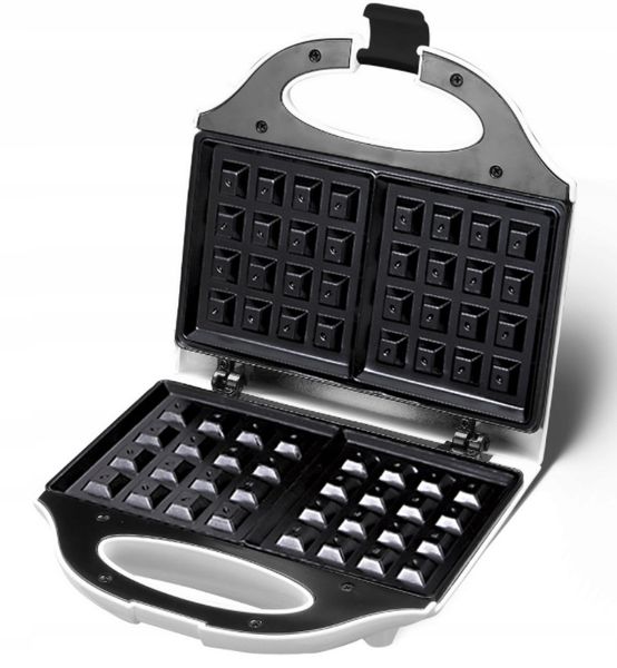 GOFROWNICA Kalorik WM 1800 W biała dwa gofry POWŁOKA NON STICK Create 750W zdjęcie 3