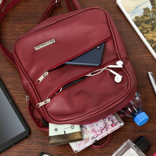 Czarny plecak torebka damska Skórzana Beltimore 022 na Arena.pl