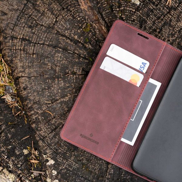 Spacecase Wallet Galaxy Note 20 Ultra Red zdjęcie 10