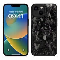 Apple iPhone 13 ETUI CASE OBUDOWA KUTY CARBON Violet FORGED WŁÓKNO WĘGLOWE