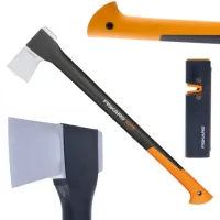 FISKARS Siekiera rozłupująca do łupania X21 L wytrzymała lekka + OSTRZAŁKA