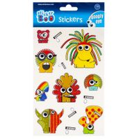 naklejki potworki ruchome oczka sticker boo
