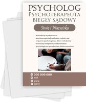 Ulotki A5 reklamowe firmowe 5000szt dużo wzorów PSYCHOTERAPEUTA