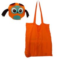 torba na zakupy 42x42cm poliester 1szt sowa