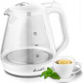 Czajnik elektryczny Łucznik Compact Glass WK-2502 1,2l 1630W Biały