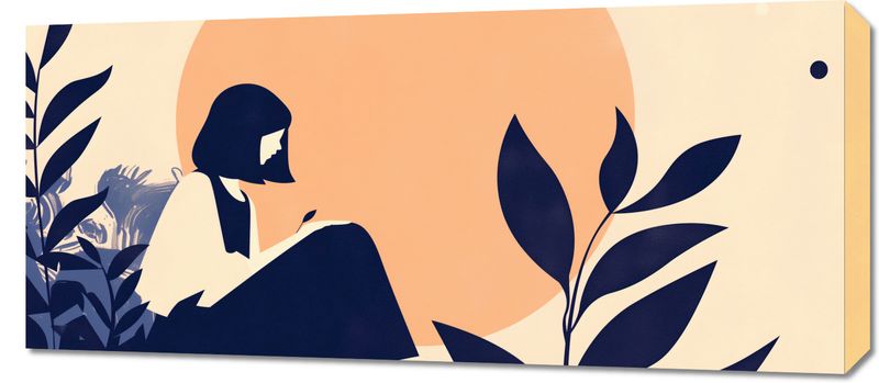 Obraz 90x40cm Kontemplacja zdjęcie 1