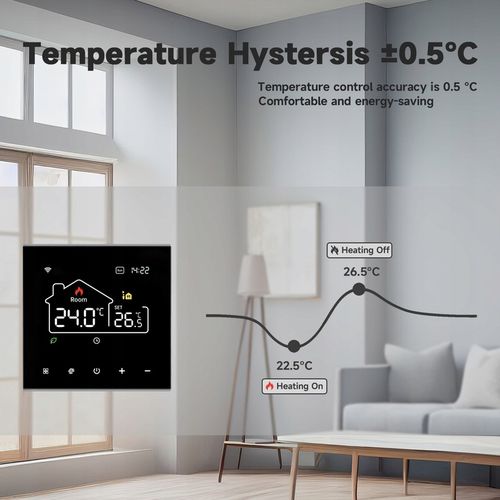 TERMOSTAT POKOJOWY WIFI TUYA CYFROWY REGULATOR 16A na Arena.pl