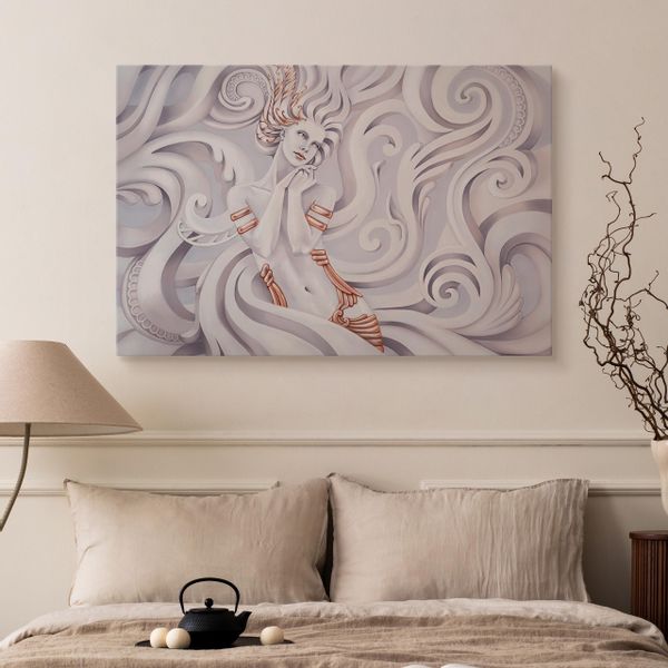 Obraz Canvas Do Sypialni Bogini Grecka MEDUZA Kobieta Efekt 3D 30cm x 20cm zdjęcie 7