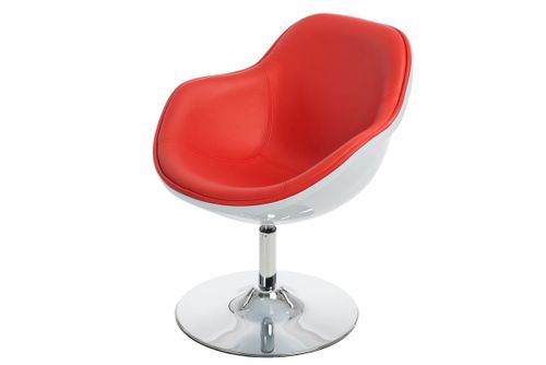 Fotel Pezzo K- biały, S-czerwony na Arena.pl