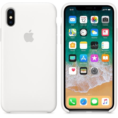 Apple iPhone X Silicone Case - White na Arena.pl