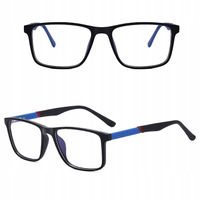 SOLIDNE Męskie Okulary Zerówki do KOMPUTERA Blue Light UV OPRAWKI Flexy