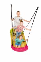 Huśtawka bocianie gniazdo Grandoh 170cm długości - wrzosowe