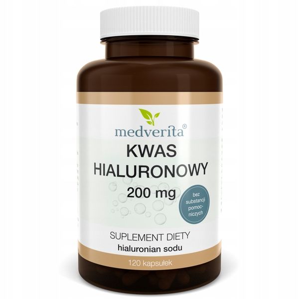 Kwas Hialuronowy 200mg hialuronian sodu - 120 kaps zdjęcie 1