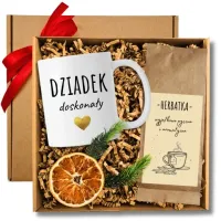ZESTAW PREZENTOWY - DZIADEK DOSKONAŁY prezent dla dziadka na dzień dziadka