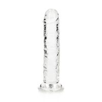 straight realistic dildo with suction cup   6 / 14,5