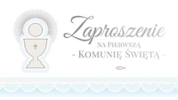 zaproszenia 10szt KOMUNIA ŚWIĘTA ZK-54