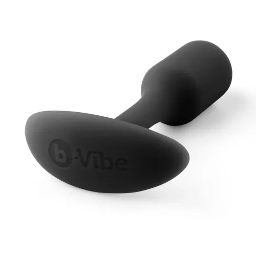 b-vibe snug plug 1 czarny - silikonowy model z wagą 54g, rozmiar s na Arena.pl