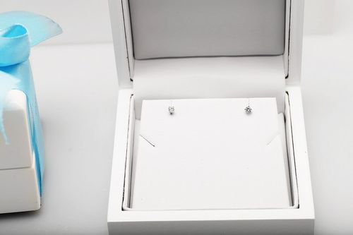 Złote kolczyki KZD5015M - Diament na Arena.pl