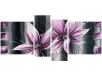 120CM 55 OBRAZ 4 ELEM ZGRANY DUET ŚCIENNY