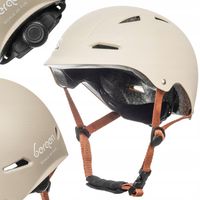 Kask rowerowy dziecięcy na hulajnogę Bergen SCOUT 46-56 cm ultra lekki
