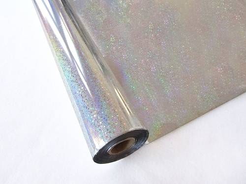 Folia do hot stampingu z wzorem - Glitter Silver zdjęcie 1