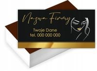 Wizytówki firmowe Foliowane 1000szt BEAUTY duży wybór wzorów PROJEKT GRATIS