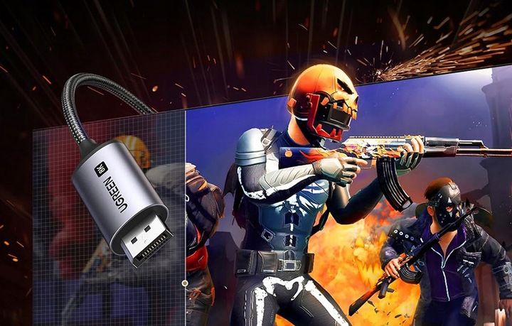 UGREEN KABEL PRZEWÓD THUNDERBOLT USB-C DO DISPLAYPORT 8K 60HZ W OPLOCIE 1M zdjęcie 5