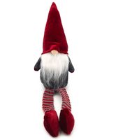 SKRZAT KRASNAL GNOM ŚWIĄTECZNY SIEDZĄCY CZERWONY