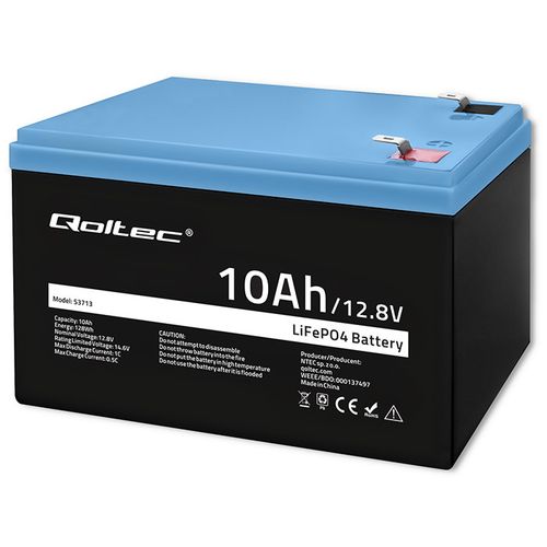 Qoltec Akumulator LiFePO4 12.8V 10Ah 128Wh  BMS na Arena.pl
