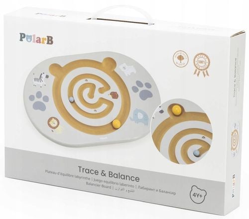 ZABAWKA BALANSUJĄCY DYSK GRA ZRĘCZNOŚCIOWA DESKA RÓWNOWAGI PolarB na Arena.pl