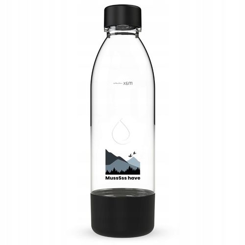 PushAir Butelka do Saturatora Dafi 0,7 Czarna Góry na Arena.pl