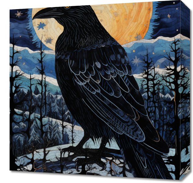 Obraz 50x50cm Kruczy Mąciciel zdjęcie 1