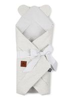 Rożek niemowlęcy szare wzory bawełna Premium