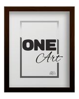 Ramka kwadratowa Hekla 50x50 MDF brązowy 1szt.