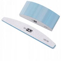 Nail4U Pilnik do paznokci BASIC NAKED ŁÓDKA 100/180 - 25 sztuk