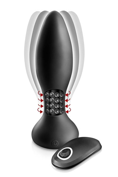 ANAL PLUG ANAL PLUG VIB MYKING BLACK (Size: T3) zdjęcie 1