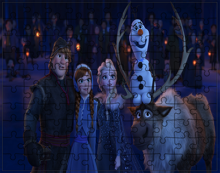 Puzzle Kraina Lodu zdjęcie 1