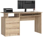BIURKO CLP 135 cm DĄB SONOMA WOLNOSTOJĄCE
