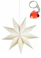 Ozdoba wisząca świetlna Gwiazda 45cm biały SOLVALLA 700319 Markslojd