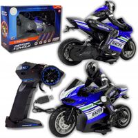 MOTOR NA PILOTA ZDALNIE STEROWANY ŚCIGACZ MOTOCYKLISTA KASKADER ZESTAW