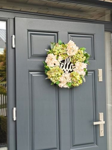 WIENIEC WIANEK GIRLANDA NA DZWI DEKORACYJNY JESIENNY STROIK HORTENSJE DOM na Arena.pl